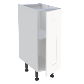 Meuble bas cuisine 1 porte H.72 cm x L. 30 cm - Blanc Cadre