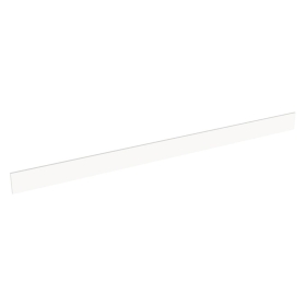 Plinthe ou fileur meuble cuisine Blanc Cadre L. 240 cm