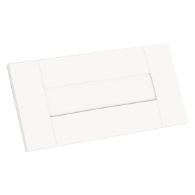 Kit façade meuble cuisine Blanc Cadre 1 porte H. 28,5 cm x L. 59,7 cm