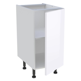 Meuble bas cuisine 1 porte H. 72 cm x L. 40 cm - Blanc Brillant