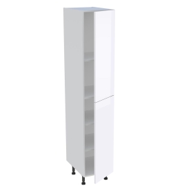 Colonne cuisine 2 portes H.201,6 cm x L. 40 cm - Blanc Brillant